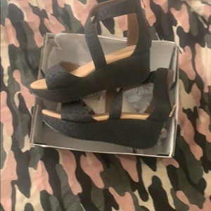 Corkys Boutique Black Leopard sandals SZ10 New